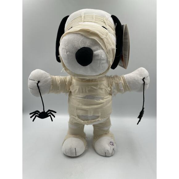 Peanuts Snoopy Gemmy Animated Halloween Side Stepper Musical Plush New With Tags - Picture 1 of 10
